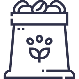 Coffee bag icon